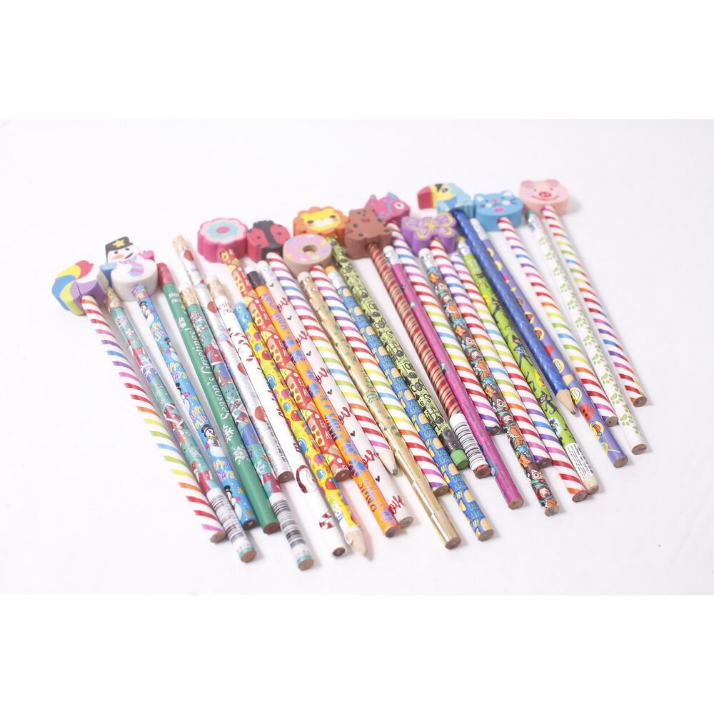 Vintage Pencil BIG Lot Christmas Animals Collectible Stationery ~ 260423-WH 822